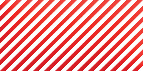 Fototapete - A vibrant red and white diagonally striped pattern covers the scene, reminiscent of a holiday theme, creating a simple yet visually appealing backdrop.