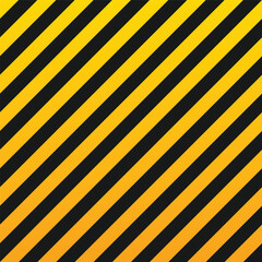 Poster - An eye-catching pattern featuring vibrant yellow and deep black diagonal stripes, perfect for backgrounds, warnings, or construction themes, with its striking contrast. 