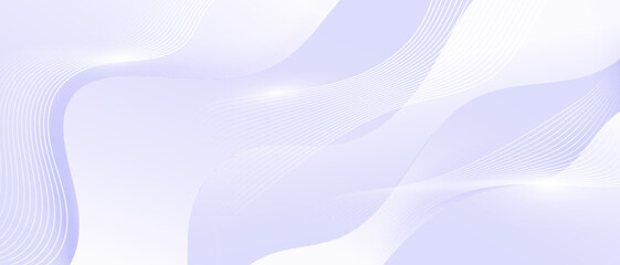 Poster - Minimal abstract background with flowing white lines and soft gradient.