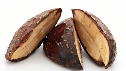 Aufkleber - Two pieces of chocolate stacked on top of each other