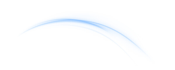 Aufkleber - Glowing blue laser speed trail PNG with motion blur and city light streaks. Futuristic energy lines on blue background for modern tech art, sci-fi design or abstract overlays