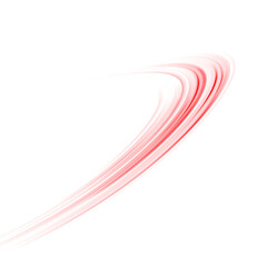 Aufkleber - Glowing Red Laser Speed Trail PNG with Motion Blur and City Light Streaks. Futuristic Energy Lines on Red Background for Modern Technology Art, Sci-Fi Design or Abstract Overlays