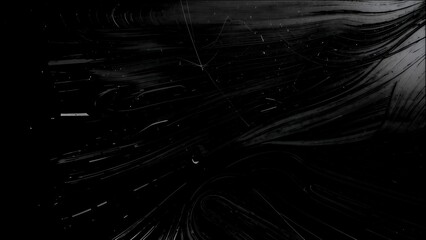 Poster - Abstract dark background with dynamic lines creating a mysterious, flowing movement and depth.