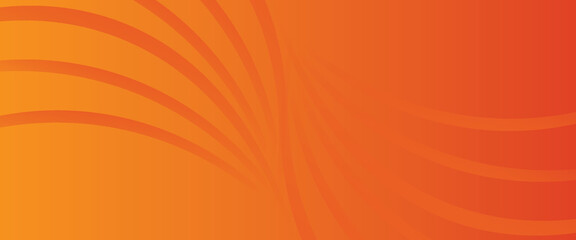 Poster - Modern orange abstract background with flowing wave lines. Dynamic wave. Smooth curve lines design element. Futuristic technology concept.