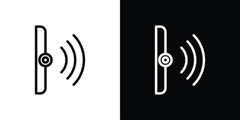 Infrared icon Logo. Vector Illustration. EPS Illustration.