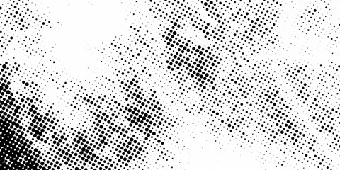 Aufkleber - Dotted gradient halftone background. Horizontal seamless dots pattern in pop art style. Abstract modern stylish texture. Vector illustration, eps10