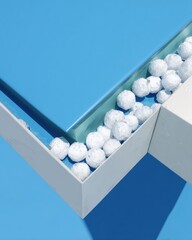 Aufkleber - High-Quality Severe Weather Ice Pellets on Roof Gutter System for Authentic Property Damage Assessment and Storm Recovery Marketing Content