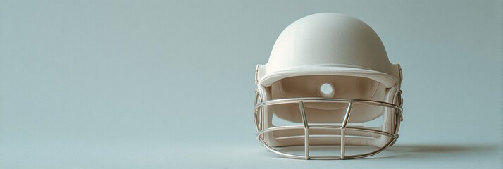 Aufkleber - High-Quality Modern Cricket Helmet with Metallic Grill for Player Safety and Protection Premium Sports Gear for Confident Athletes and Marketing Content