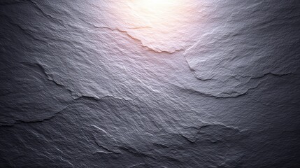 Poster - Textured Gray Stone Surface with Subtle Lighting and Shadows