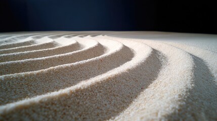 Poster - Abstract Patterns of Fine Sand Formations in Natural Light