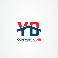 Leinwandbilder - YD DY Creative Modern Letters Logo Design Element