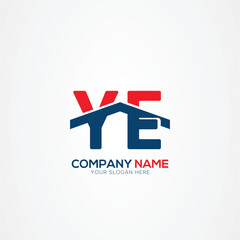Leinwandbilder - YE EY Creative Modern Letters Logo Design Element