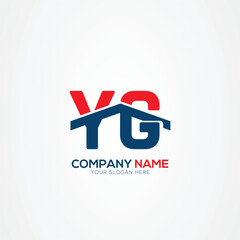 Leinwandbilder - YG GY Creative Modern Letters Logo Design Element