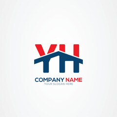 Leinwandbilder - YH HY Creative Modern Letters Logo Design Element