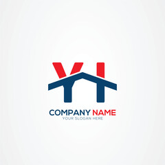 Leinwandbilder - YI IY Creative Modern Letters Logo Design Element