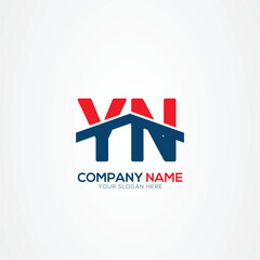Leinwandbilder - YN NY Creative Modern Letters Logo Design Element
