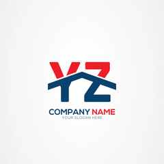 Leinwandbilder - YZ ZY Creative Modern Letters Logo Design Element