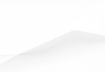 Poster - Clean minimalist white geometric backdrop, ideal for poster design or website background,  subtle,  visual
