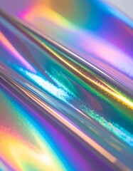 Poster - Holographic Iridescent Texture Background