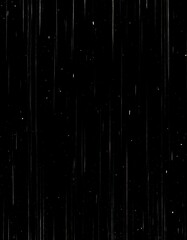 Poster - Abstract Black Background with Vertical White Light Streaks