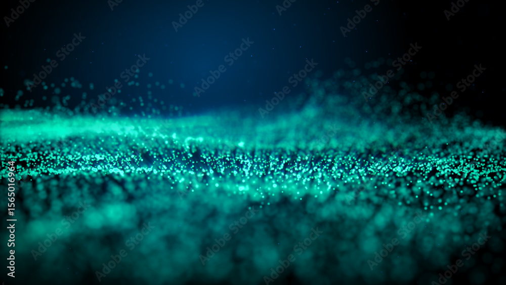 A mesmerizing abstract background featuring a swirling cloud of glowing ...