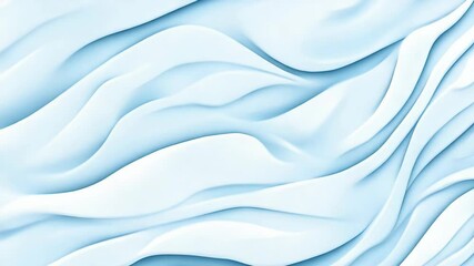 Poster - Experience a soothing visual of gentle waves in soft tones that inspire tranquility and calmness, perfect for stress relief environments