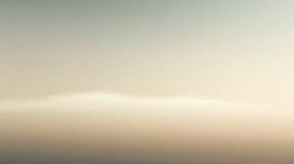 Poster - Abstract minimalism with soft gradients of neutral beige and off-white, evoking air, space, and tranquility