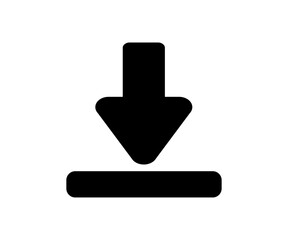 Poster - Download button collection. File download icon. File download and upload icon symbol vector design and illustration. 
