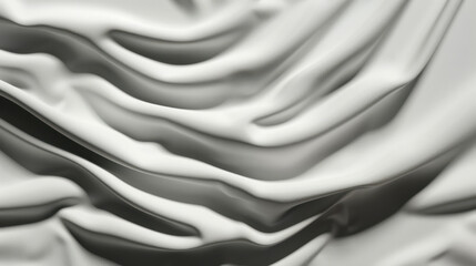  - Soft, flowing fabric with gentle folds and shadows creates serene and elegant atmosphere, perfect for backgrounds or artistic displays. smooth texture enhances visual appeal