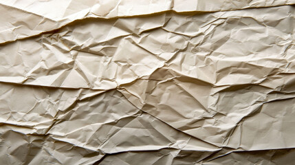  - Crumpled paper texture with soft creases and natural light creating subtle shadows, evoking sense of simplicity and organic beauty