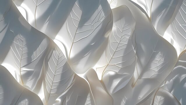 A white  geometric pattern creates an abstract background