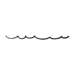 Leinwandbilder - Hand-drawn scribble texture with crayon, pencil, and charcoal strokes. Chalk doodle effect, rough sketch marks and paint brush lines. Flat vector illustration isolated on white background.