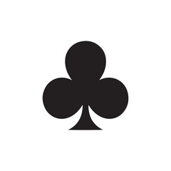 Fototapete - Card-club icon isolated. simple vector icon on white background