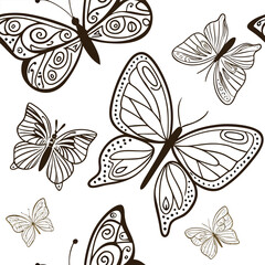 Poster - Seamless Hand Drawn Pattern A Repeatable Texture Design with Bold Colors and Organic Shapes for Backgrounds and Surface Designs