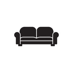 Fototapete - Couch icon isolated. simple vector icon on white background