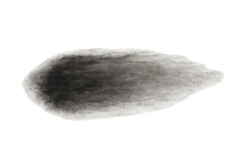 Poster - Black smoke burst effect isolated on transparent background, perfect for adding drama and intensity to designs