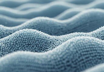 Aufkleber - Abstract blue waves create a textured background