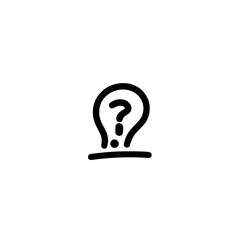 Poster - Bold question mark icon vector illustration representing help support confusion and curiosity