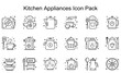 © DesignBy - Kitchen Appliances Icon Pack