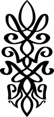 Poster - Abstract calligraphic vintage design element