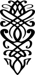 Poster - Abstract calligraphic vintage design element