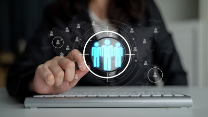 Poster - Target audience analysis enhances marketing with segmentation, smart profiling, and personalized strategies for improved audience targeting and campaign efficiency. Latch