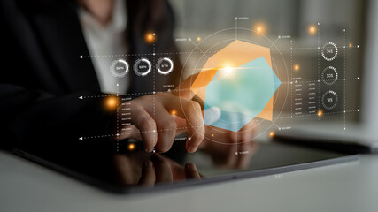 Poster - Big data and analytics support real-time insights, predictive modeling, and data-driven decisions for business intelligence and growth. Latch