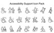 © DesignBy - Accessibility Support Icon Pack