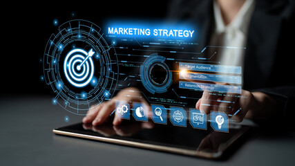 Poster - Target audience analysis enhances marketing with segmentation, smart profiling, and personalized strategies for improved audience targeting and campaign efficiency. Latch