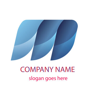 M symbol logo, with elegant design
