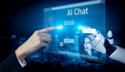 Poster - AI enhances chatbot interface by streamlining chatbot, communication, and AI support into one intelligent conversational platform Vouch