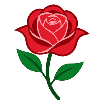 Rose  Icon Romantic Love Symbols, Hearts, Cupid, Gifts & Celebration Graphics