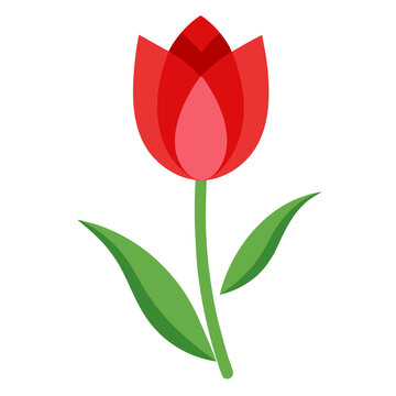 Tulip  Icon Romantic Love Symbols, Hearts, Cupid, Gifts & Celebration Graphics