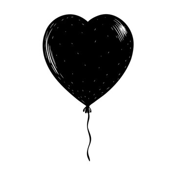 Heart-shaped balloon  Icon Romantic Love Symbols, Hearts, Cupid, Gifts & Celebration Graphics